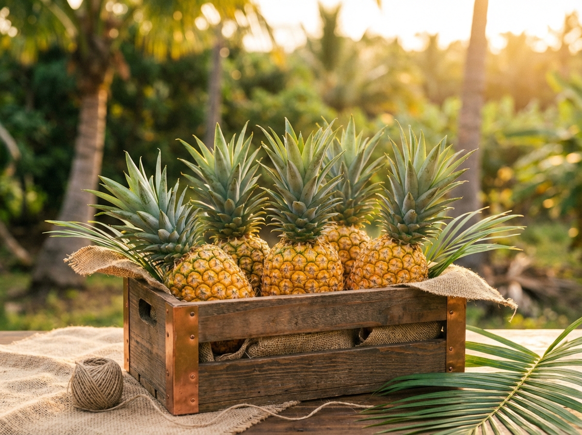 Premium MD2 pineapples